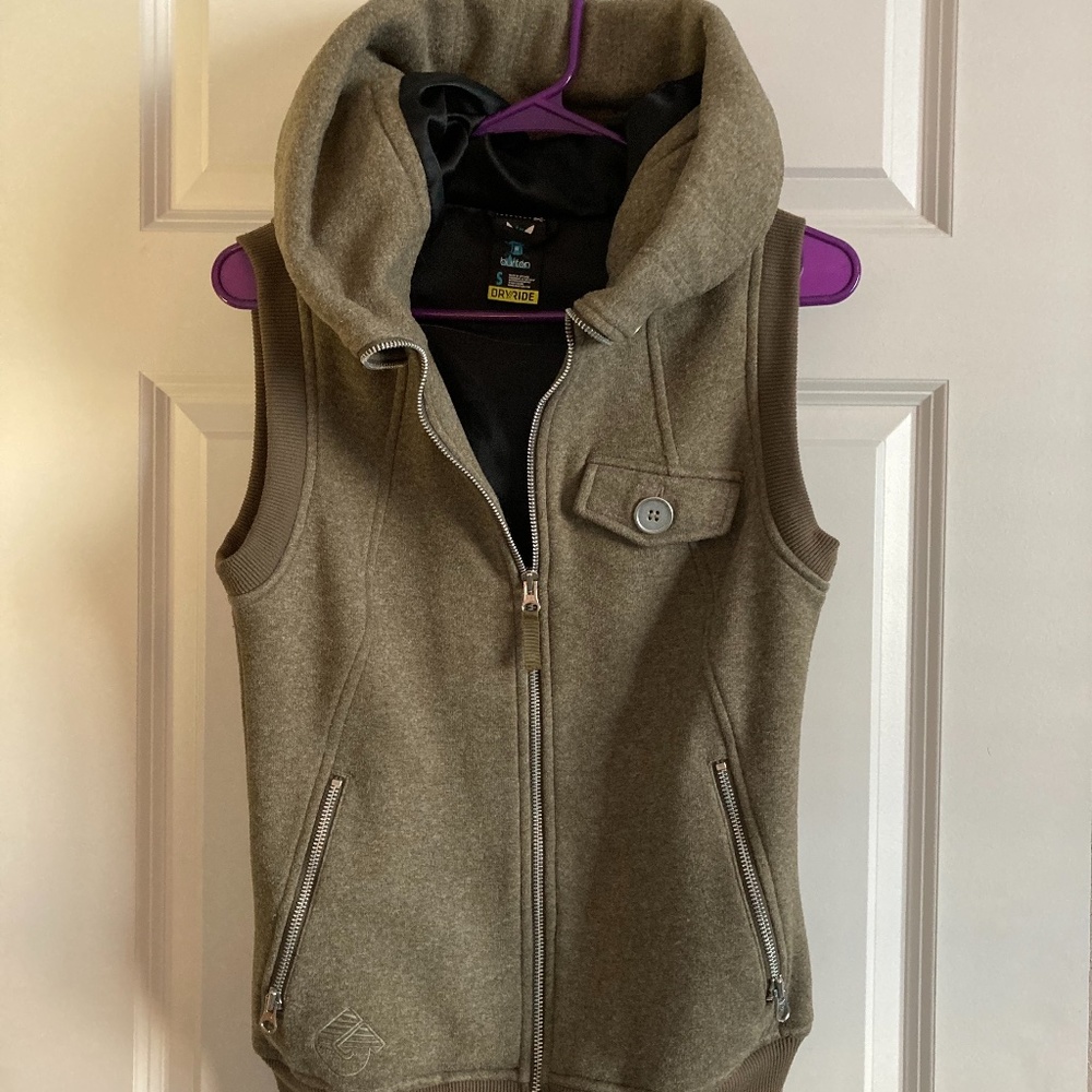 Burton Vest with Cozy Large Hood